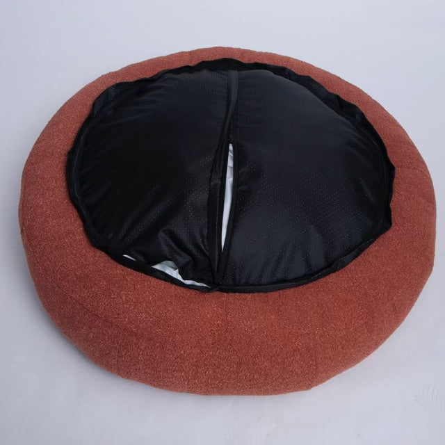 Cinnamon Bouclé Bed